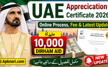 UAE Appreciation Certificate 2026 10000 Dirham Aid Online Process Apknori.com